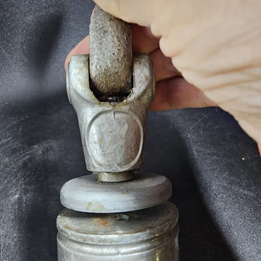 Antique‎ Seal Press,Unique Vintage Gray Label Maker Office Essential